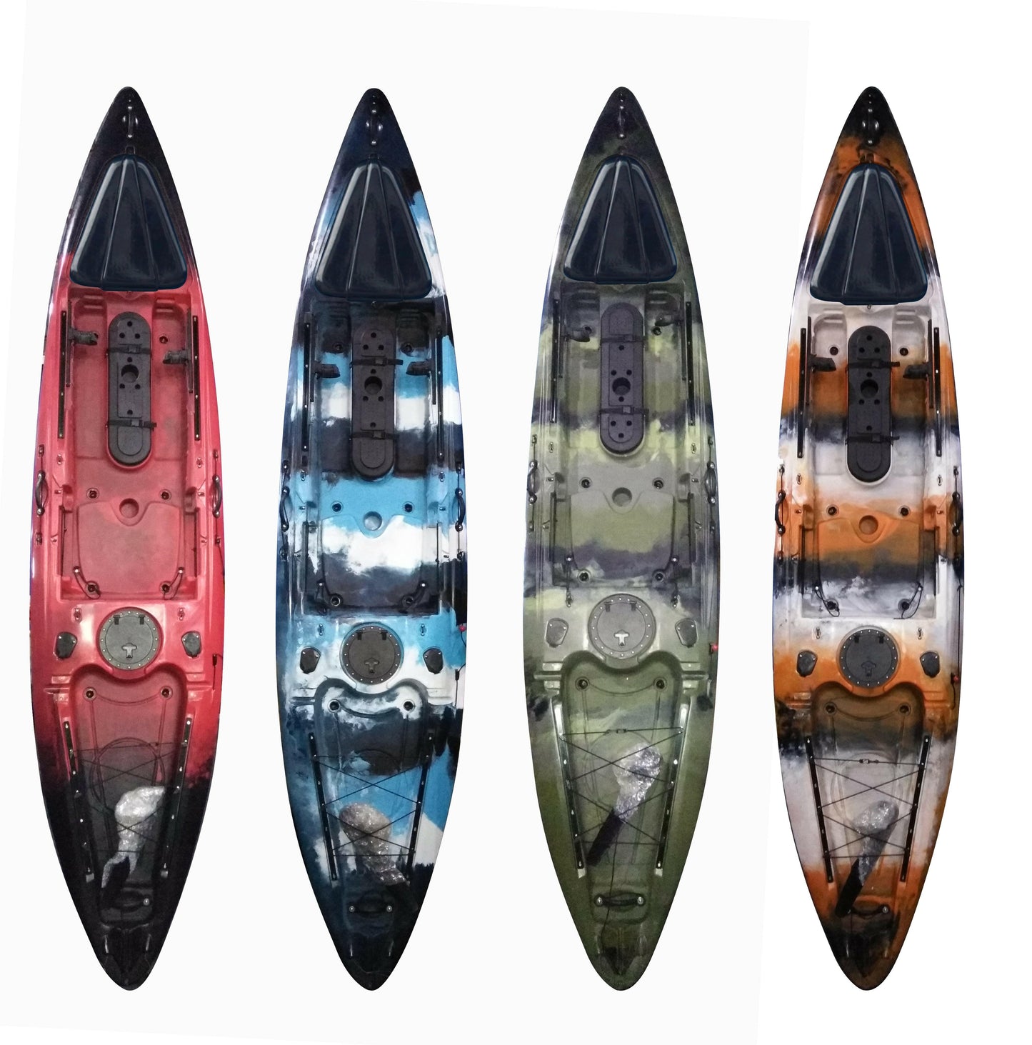 Asseyez-vous sur le kayak de pêche supérieur 13 pieds