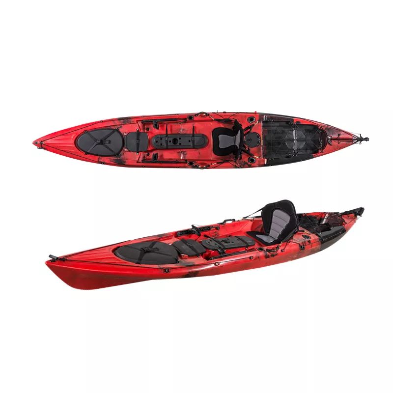 Asseyez-vous sur le dessus du kayak Angler 13 pieds