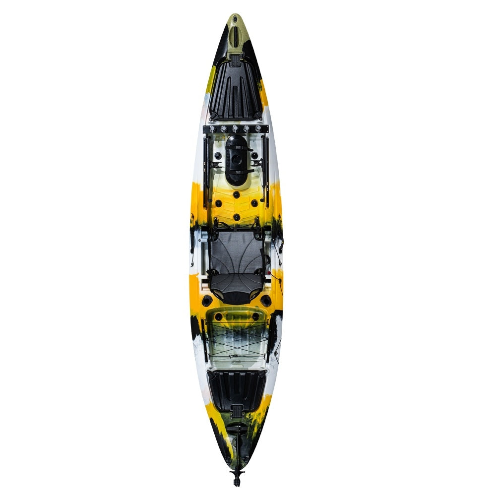 Asseyez-vous sur le dessus du kayak Angler 13 pieds