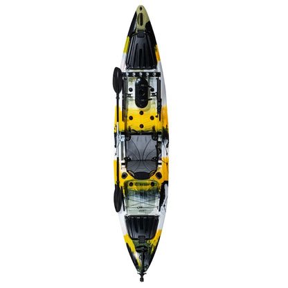Asseyez-vous sur le dessus du kayak Angler 13 pieds