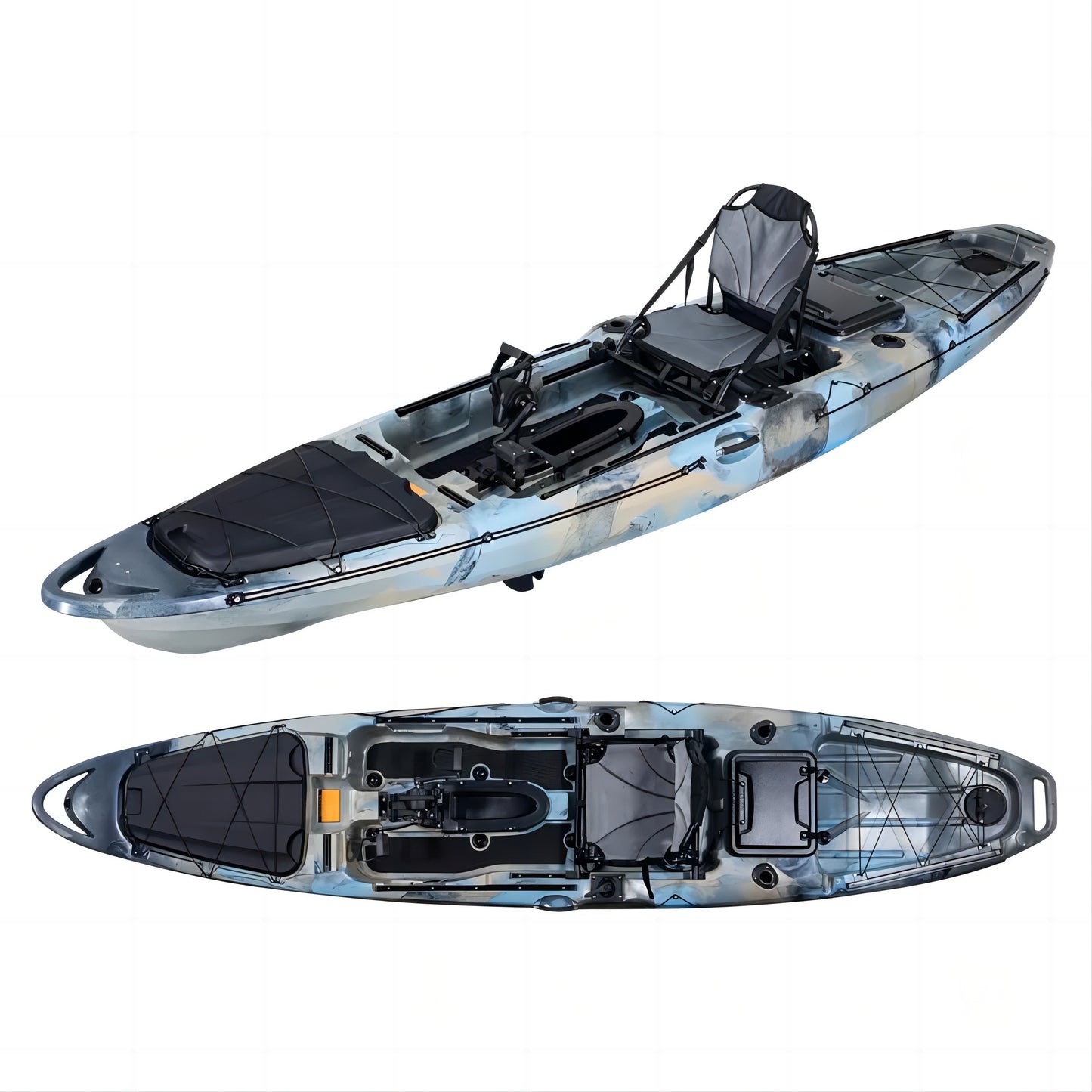 Kayak à pédales Pêche 13 pieds