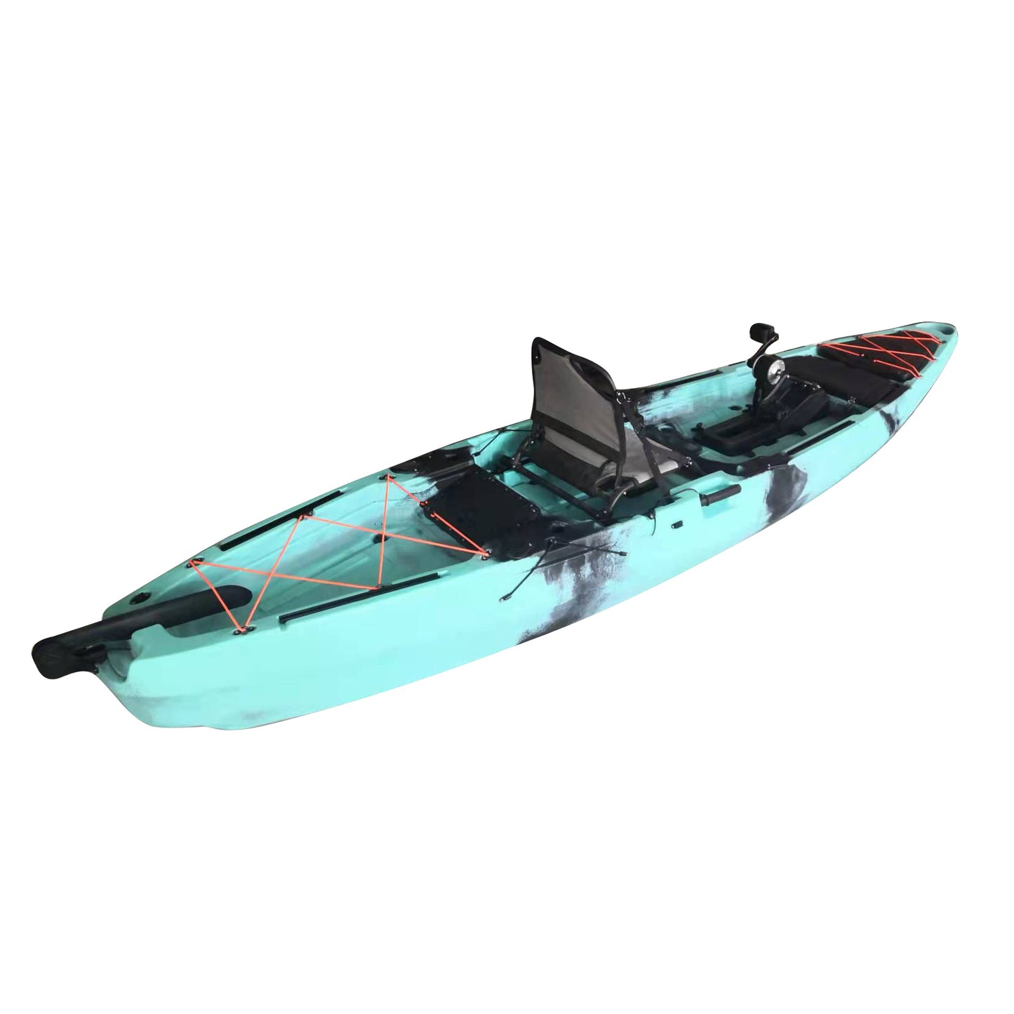Kayak de pêche avec Padal 12,5 pieds